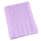 Max Freshness Style Short Window Curtains Home Cafe Cabinet Sheer Blind Purple