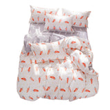 Max Four pieces of Aloe Cotton Duvet Covers Quilt Cover+Bedsheet +Pillow Cases Carrots-M