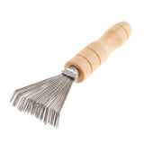 Max Japanese Ikebana Kenzan Cleaning Rake Brush Tool for Short Needle