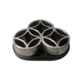 Max Japanese Ikebana Shippo Flower Arranging Frogs Flower Holder Planter 3 Rings
