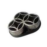 Max Japanese Ikebana Shippo Flower Arranging Frogs Flower Holder Planter 3 Rings
