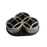Max Japanese Ikebana Shippo Flower Arranging Frogs Flower Holder Planter 3 Rings