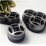 Max Japanese Ikebana Shippo Flower Arranging Frogs Flower Holder Planter 3 Rings