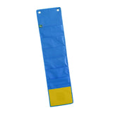 Max Oxford Cloth Door Wall Hanging Storage Bag Home Organizer 7 Pockets Blue