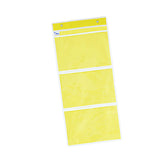 Max Magazine Storage Pockets Hanging Bag Organizer Rack Closet Yellow 3 Slots