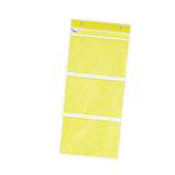 Max Magazine Storage Pockets Hanging Bag Organizer Rack Closet Yellow 3 Slots