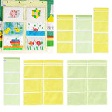 Max Magazine Storage Pockets Hanging Bag Organizer Rack Closet Yellow 3 Slots