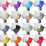 Max Spandex Stretch Low Short Back Chair Cover Bar Stool Cover Beige