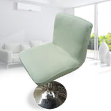 Max Spandex Stretch Low Short Back Chair Cover Bar Stool Cover Green