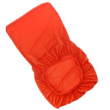 Max Spandex Stretch Low Short Back Chair Cover Bar Stool Cover Orange