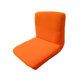 Max Spandex Stretch Low Short Back Chair Cover Bar Stool Cover Orange