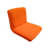 Max Spandex Stretch Low Short Back Chair Cover Bar Stool Cover Orange