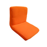 Max Spandex Stretch Low Short Back Chair Cover Bar Stool Cover Orange