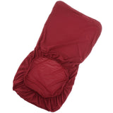 Max Spandex Stretch Low Short Back Chair Cover Bar Stool Cover Wine Red