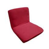 Max Spandex Stretch Low Short Back Chair Cover Bar Stool Cover Wine Red