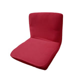 Max Spandex Stretch Low Short Back Chair Cover Bar Stool Cover Wine Red