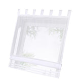 Max Sheer Voile Roman Blinds Curtains for Bedroom Kitchen Balcony White-120×155cm