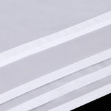 Max Sheer Voile Roman Blinds Curtains for Bedroom Kitchen Balcony White-120×155cm