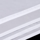 Max Sheer Voile Roman Blinds Curtains for Bedroom Kitchen Balcony White-140×155cm