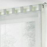 Max Sheer Voile Roman Blinds Curtains for Bedroom Kitchen Balcony Grey-60×155cm