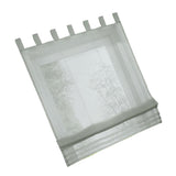 Max Sheer Voile Roman Blinds Curtains for Bedroom Kitchen Balcony Grey-80×155cm