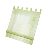 Max Sheer Voile Roman Blinds Curtains for Bedroom Kitchen Balcony Green-60×155cm