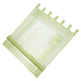 Max Sheer Voile Roman Blinds Curtains for Bedroom Kitchen Balcony Green-60×155cm