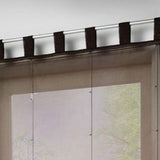 Max Sheer Voile Roman Blinds Curtains for Bedroom Kitchen Balcony Coffee-100×155cm