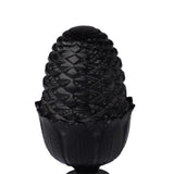 Max 1Piece Alloy Curtain Decorative Pole/Rod Finials Ends Heads 28mm Black A