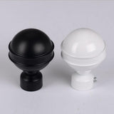 Max 1Piece Alloy Curtain Decorative Pole/Rod Finials Ends Heads 28mm White G