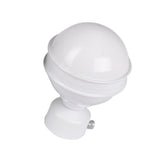 Max 1Piece Alloy Curtain Decorative Pole/Rod Finials Ends Heads 28mm White G