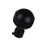 Max 1Piece Alloy Curtain Decorative Pole/Rod Finials Ends Heads 28mm Black J
