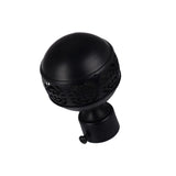 Max 1Piece Alloy Curtain Decorative Pole/Rod Finials Ends Heads 28mm Black J