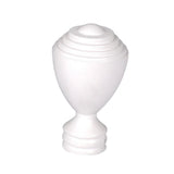 Max 1Piece Alloy Curtain Decorative Pole/Rod Finials Ends Heads 28mm White O