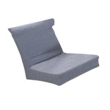 Thick Knitted Removable Elastic Dining Chair Slipcover Covers Smoky Grey