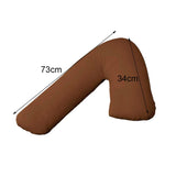 Max Back Neck Nursing Support Orthopedic Pregnency Pillow Maternity Brown