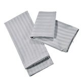 Max 1Pair 100% Cotton Soft Solid Color Single Pillow Cover Pillowcase Grey- Size S