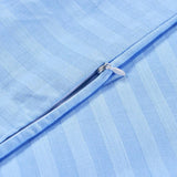 Max 1Pair 100% Cotton Soft Solid Color Single Pillow Cover Pillowcase Blue- Size S