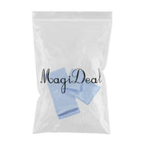 Max 1Pair 100% Cotton Soft Solid Color Single Pillow Cover Pillowcase Blue- Size S