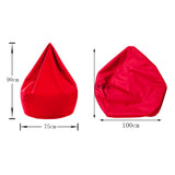 Max Drop Bean Bag Cover Stuffed Animal Toy Storage Bedding Organizers Yellow