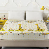 Max Waterproof Mattress Cover Protector Bed Cover Sheet #1 150x200cm - Giraffe