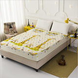 Max Waterproof Mattress Cover Protector Bed Cover Sheet #1 150x200cm - Giraffe