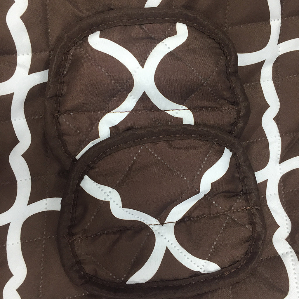 Max Reversible Quilted Waterproof Pet Sofa Furniture Cover Coffee for 3-Seater