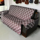 Max Reversible Quilted Waterproof Pet Sofa Furniture Cover Coffee for 3-Seater