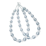 Max 2 Pieces Crystal Curtain Rope Tiebacks Holdback 72cm / 28 Inch Silver White