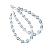 Max 2 Pieces Crystal Curtain Rope Tiebacks Holdback 72cm / 28 Inch Silver White