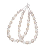 Max 2 Pieces Crystal Curtain Rope Tiebacks Holdback 72cm / 28 Inch White