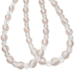 Max 2 Pieces Crystal Curtain Rope Tiebacks Holdback 72cm / 28 Inch White