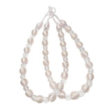 Max 2 Pieces Crystal Curtain Rope Tiebacks Holdback 72cm / 28 Inch White