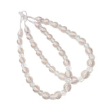 Max 2 Pieces Crystal Curtain Rope Tiebacks Holdback 72cm / 28 Inch White
